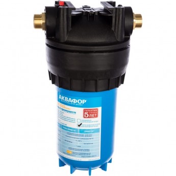 Корпус водоочистителя АКВАФОР Гросс Миди (10") соединение (переходник) 1"